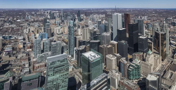 Beautiful Shot Skyscrapers Day Toronto Canada — Stock Photo, Image