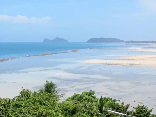 Gyönyörű Tengerpart Paradicsomi Strand Koh Samui Sziget Thaiföld — Stock Fotó