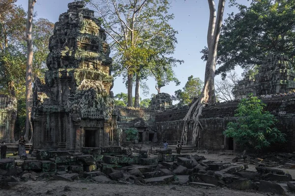 Vacker Bild Prohm Templet Vid Angkor Wat Templet Kambodja — Stockfoto