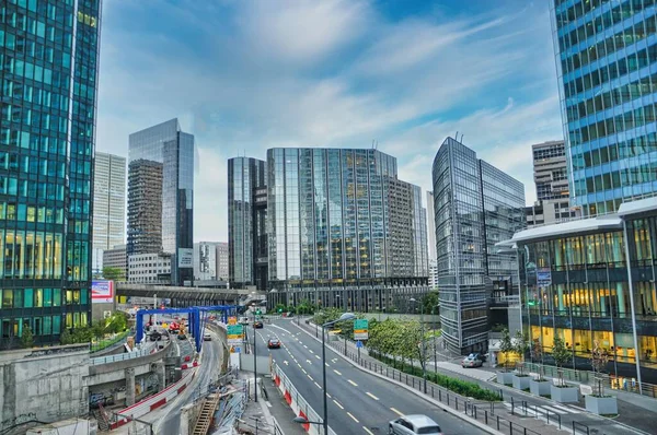 Defense Ett Trevligt Område Paris Frankrike Med Moderna Byggnader — Stockfoto