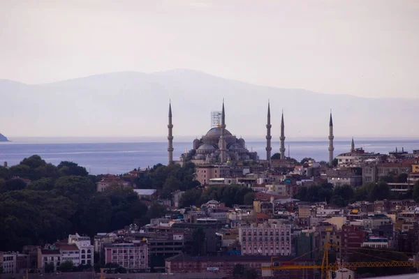 Mesquita Azul Sultão Ahmet Camii Istambul Turquia — Fotografia de Stock