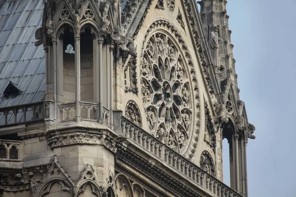 Una Hermosa Foto Los Exteriores Del Edificio Histórico París Francia —  Fotos de Stock