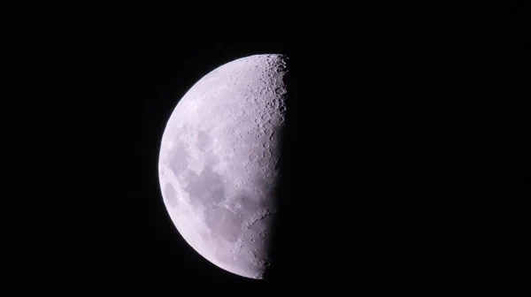 一季度内的月球景致 — 图库照片