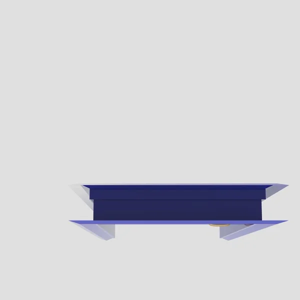 Blau Holz Set Innentür Illustration Unterschiedlich Offen Geschlossen Isoliert Weißer — Stockfoto