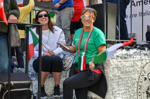 Annual Italian Heritage Day Parade Marches Fifth Avenue Midtown Manhattan — Stock Photo, Image