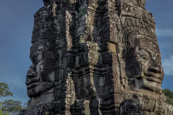 Vacker Bild Bayontemplet Vid Angkor Wat Templet Kambodja — Stockfoto