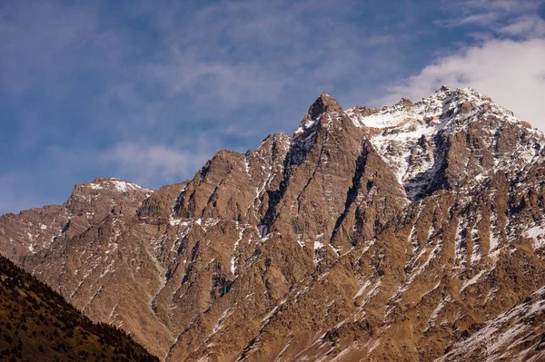 Panorama Vacker Utsikt Över Berget Ama Dablam Med Vacker Himmel — Stockfoto
