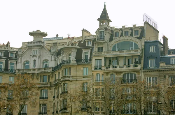 Een Prachtige Opname Van Historische Gebouw Exterieurs Parijs Frankrijk — Stockfoto
