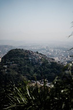 Rio de Janeiro şehrinin dikey bir görüntüsü