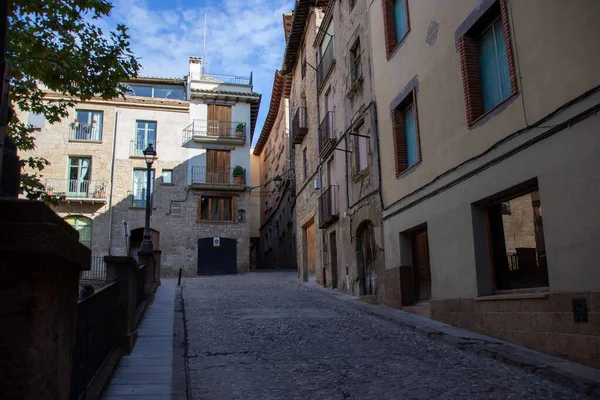 Μια Παλιά Πόλη Της Solsona Στην Καταλονία Ισπανία — Φωτογραφία Αρχείου