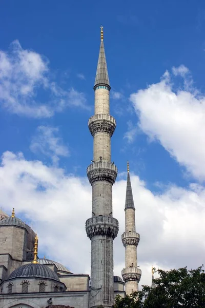 Esta Mesquita Azul Sultão Ahmet Camii Istambul Turquia Turkiye — Fotografia de Stock