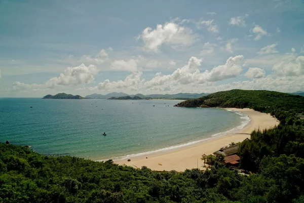 Una Toma Aérea Una Playa Privada Vietnam — Foto de Stock
