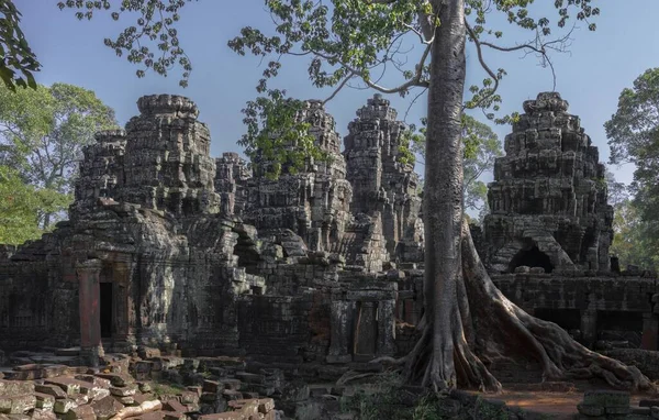 Vacker Bild Banteay Kdei Templet Vid Angkor Wat Tempel Komplex — Stockfoto