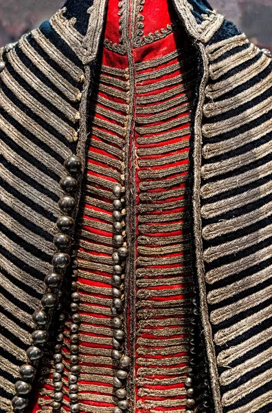 Closeup American 19Th Century Military Uniform — Stock Photo, Image