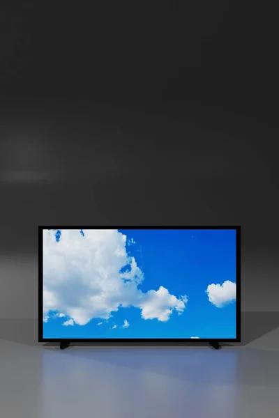 Monitor Cloudy Sky — Stock Photo, Image