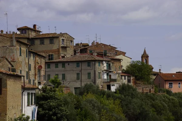 stock image A cloudy day in Peccioli, Italy