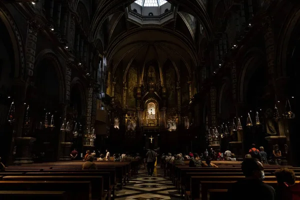 스페인 사라고사의 어두운 카톨릭 — 스톡 사진