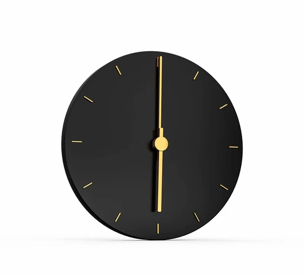 Uma Ilustração Ícone Relógio Ouro Premium — Fotografia de Stock