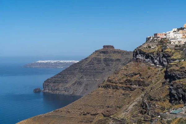 Ein Malerischer Blick Auf Die Wunderschönen Küsten Klippen Auf Der — Stockfoto