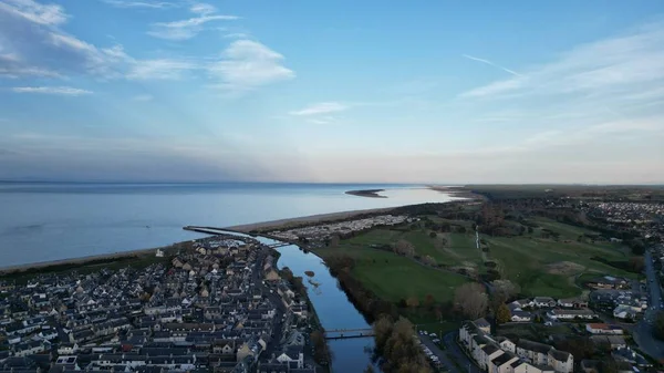 Luftaufnahme Der Stadt Nairn Schottland — Stockfoto