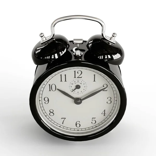 Una Ilustración Reloj Despertador Aislado Sobre Fondo Blanco — Foto de Stock