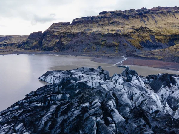 Malowniczy Krajobraz Lodowca Islandii — Zdjęcie stockowe