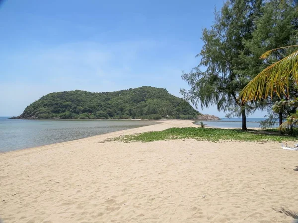 Piękne Wybrzeże Rajskiej Plaży Wyspie Koh Samui Tajlandia — Zdjęcie stockowe
