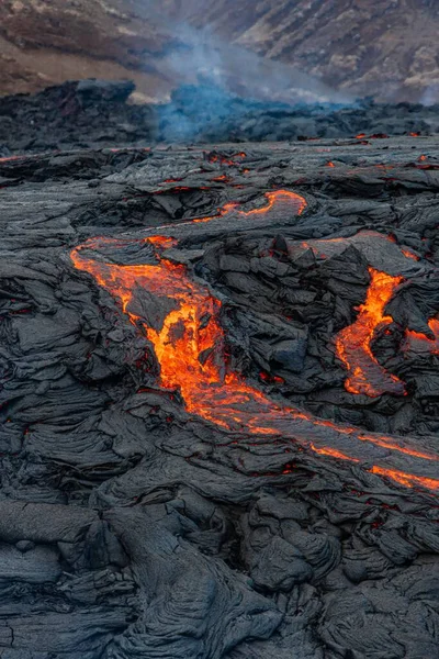 Hawaii Bir Kilauea Kalkan Volkanı — Stok fotoğraf