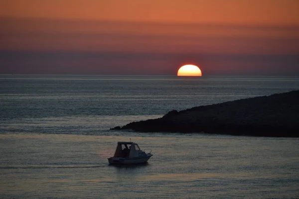 Beautiful View Seascape Sunset — Stock Photo, Image