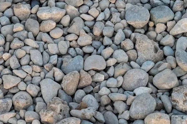 海滩上一组岩石的俯瞰特写 — 图库照片