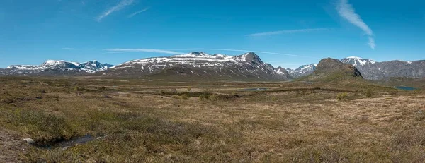 Panoramautsikt Över Valdresflye Natursköna Väg Norge — Stockfoto