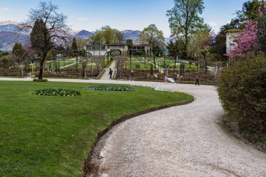 Villa Pallavicino Parkı ve Bahçeleri, Stresa, Piedmont, İtalya