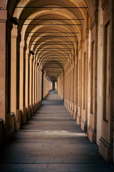 Vertical Shot 666 Arches Portici Bologna Santuario Madonna San Luca — Stock Photo, Image