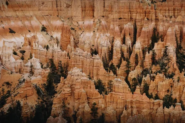 Una Vista Panorámica Del Parque Nacional Bryce Canyon Durante Día —  Fotos de Stock