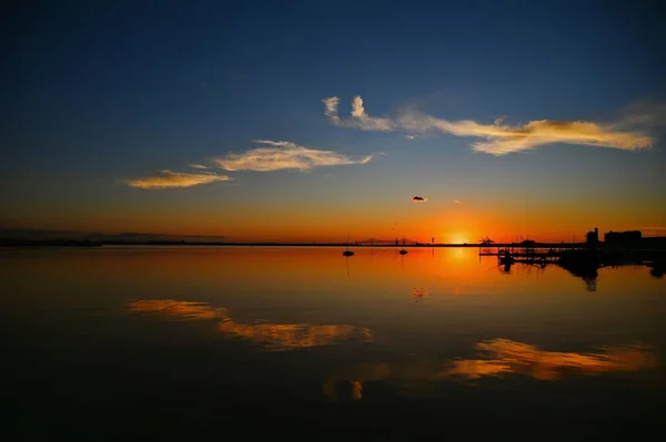 Beautiful View Sunset Sea — Stock Photo, Image