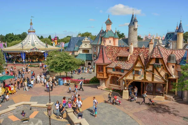 Una Hermosa Toma Disneylandia París Francia Día Soleado — Foto de Stock
