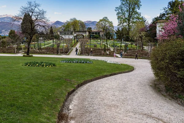 Parque Jardines Villa Pallavicino Stresa Piamonte Italia —  Fotos de Stock