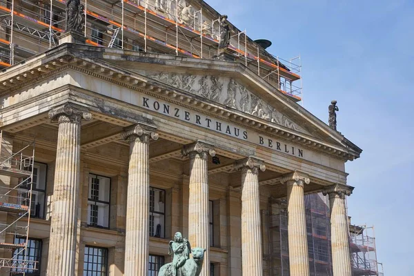 Primer Plano Los Detalles Edificio Bundeshaus Berlín Alemania — Foto de Stock