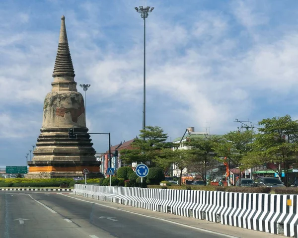 Rovine Dell Antica Città Ayutthaya Thailandia — Foto Stock