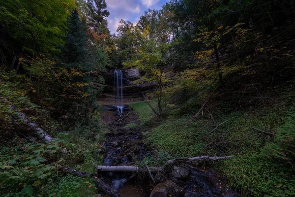 Scenic View Munising Falls Daytime Alger County Michigan United States — Stock Photo, Image