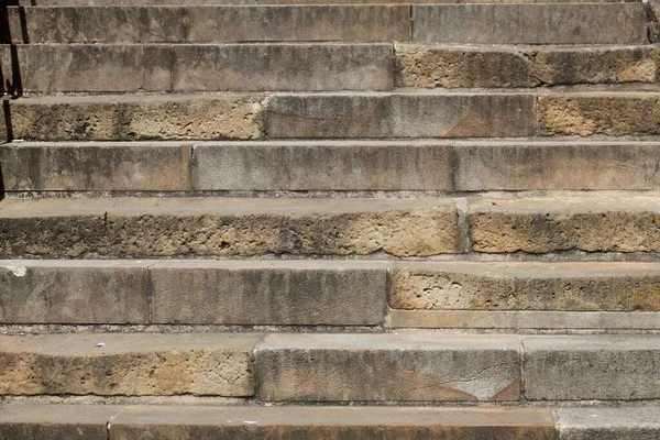 Almanya Eski Bir Beton Merdivenin Basamakları — Stok fotoğraf