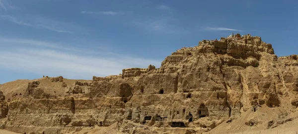 Eine Wunderschöne Landschaft Der Ruinen Der Stadt Xiayika Kreis Zada — Stockfoto