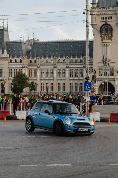 Uno Scatto Persone Auto Iasi Rally 2022 Durante Bellissimo Autunno — Foto Stock