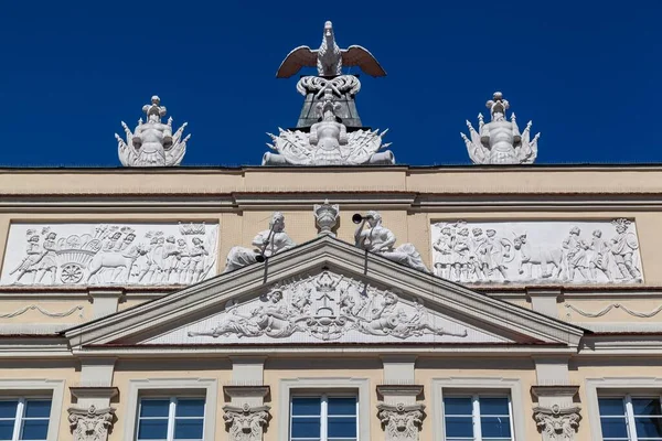 Ein Geschmücktes Historisches Gebäude Alten Marktplatz Poznan Polen — Stockfoto