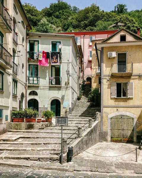이탈리아 캄파니아 살레르노 역사적 도시인 캄파냐의 — 스톡 사진