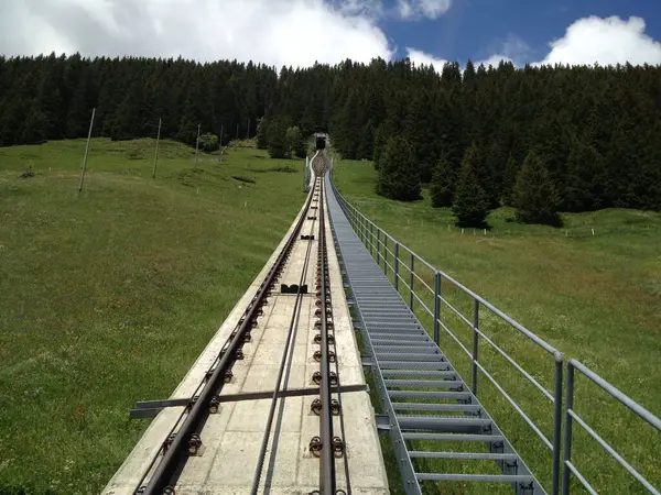 Uma Cena Das Escadas Mais Longas Berna Suíça — Fotografia de Stock