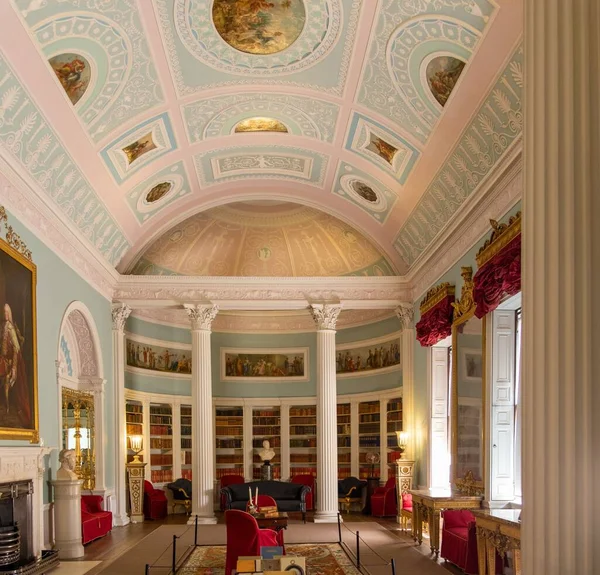 Biblioteka Lub Great Room Kenwood House Londynie Anglia — Zdjęcie stockowe