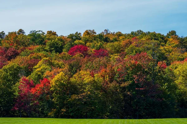新英格兰美丽的秋天风景 — 图库照片