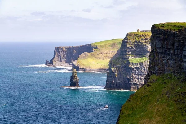Bijzondere Kliffen Van Moher Langs Vredige Kust Van County Clare — Stockfoto