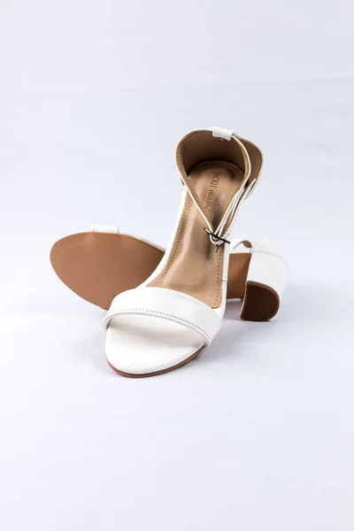 Pair Shoes White Background — Stock Photo, Image